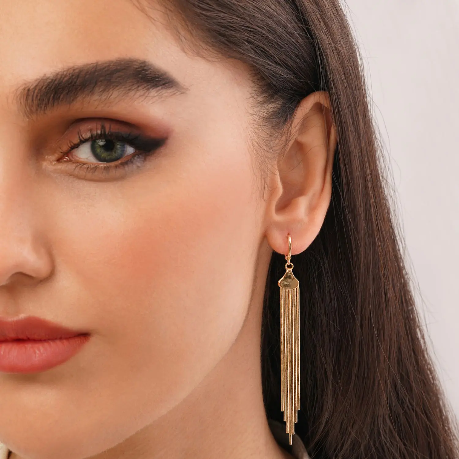 گوشواره شوپینگ طلایی
