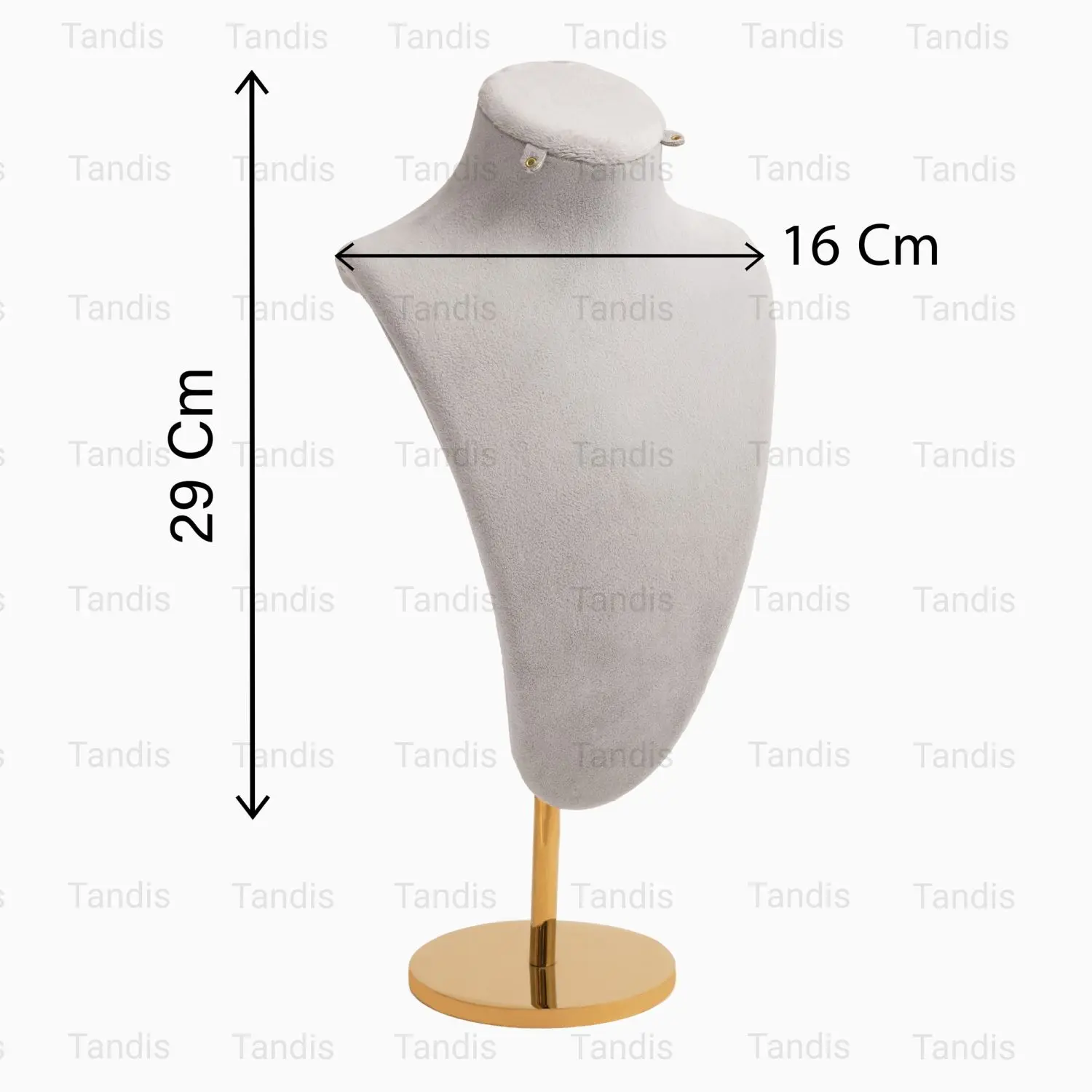 مانکن آیماه پایه استیل سایز 103 رنگ خاکستری