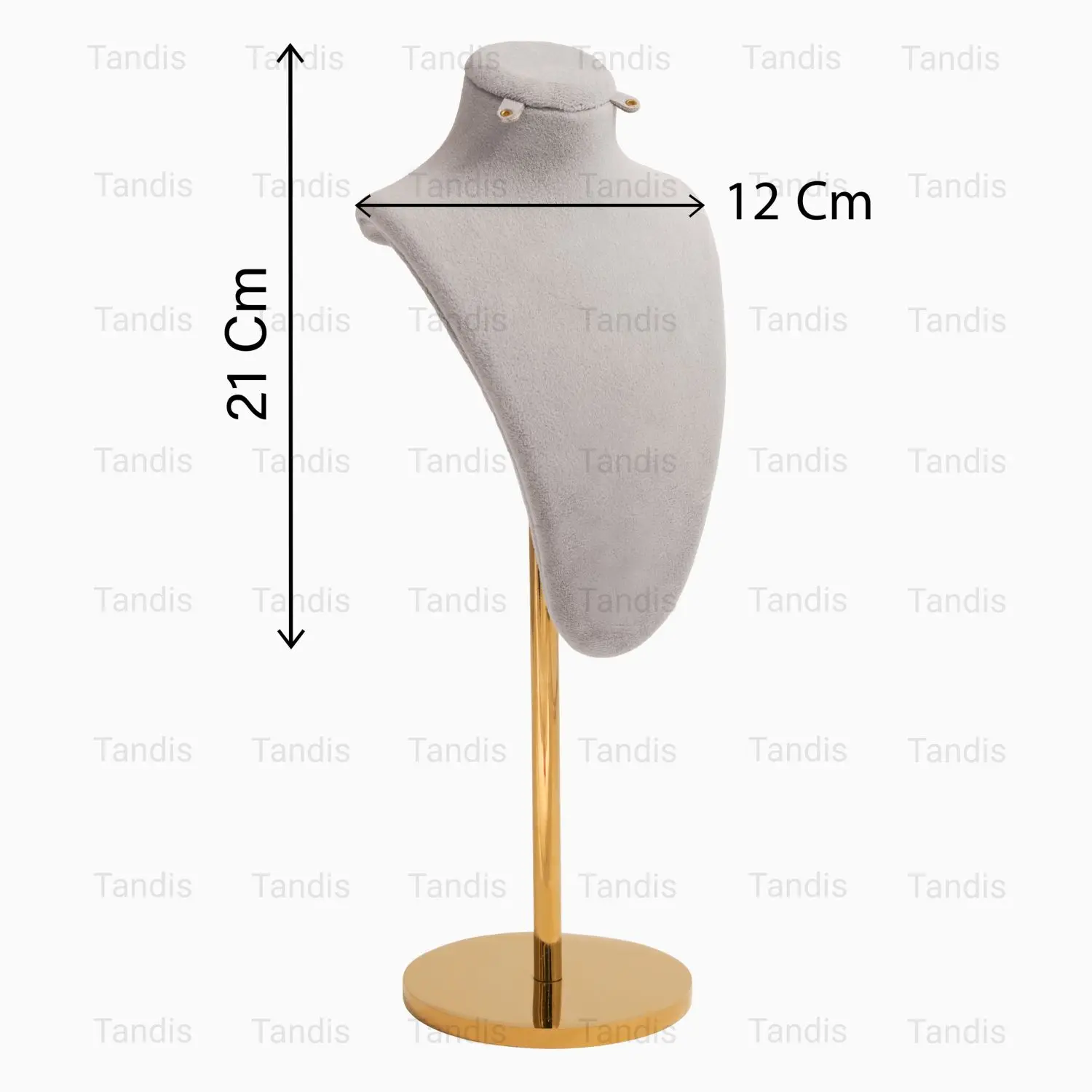 مانکن آیماه پایه استیل سایز 102 رنگ خاکستری